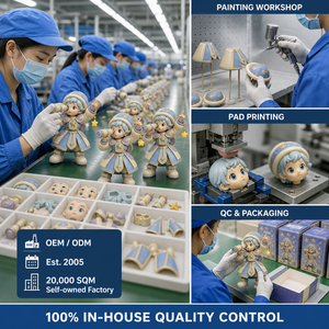Figurine de princesse personnalisée avec plumes, jouet en vinyle, OEM ODM, figurine d'action de collection, produit d'usine de collection - Product Image 2