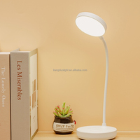 Lampe d'étude moderne et simple pliable à LED avec commande tactile, lumière blanc chaud 3500K, en plastique, garantie 3 ans, pour salle de lecture et chambre à coucher