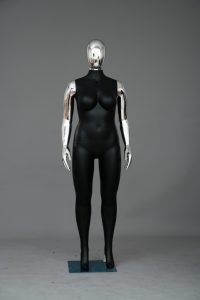 Maniquí Femenino <span class=keywords><strong>de</strong></span> Plástico Cromado <span class=keywords><strong>de</strong></span> Cuerpo Completo, Talla Grande, con Cabeza, Pechos <span class=keywords><strong>Grandes</strong></span> y Trasero Grande para Exhibición <span class=keywords><strong>de</strong></span> Ropa - Product Image 6