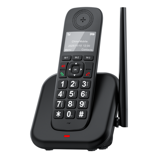 2026 New PEAKSOUND P-2310 4G Fixed DECT Cordless Phone SIM Card Supported 1 Year Warranty Portable for Office/Call Center Use