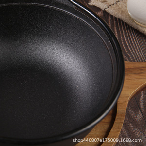 หม้อเหล็กหล่อขนาด 20 ซม. แบบไม่ติดกระทะ ชั้นเดียว สำหรับทำซุปและซูคิยากิ - Product Image 5