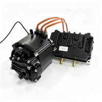 Moteur 30KW à refroidissement par eau, contrôleur 400A pour VTT, karts électriques, AUV, ROV, bateaux électriques, motos, scooters et vélos électriques 60V 72V 84V