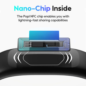 Reutilizable ajustable RFID 13,56 Mhz/125KHZ grabable impermeable pasivo silicona NFC pulsera de silicona ISO <span class=keywords><strong>15693</strong></span> pulsera - Product Image 4