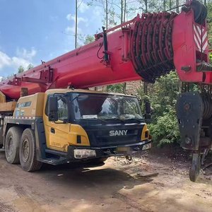 Grue mobile hydraulique d'occasion SANY STC1300C8 de 130 tonnes, année 2022, flèche principale de 85 m, flèche secondaire de 33,7 m, à vendre - Product Image 3