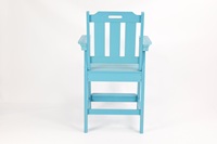 Chaise Adirondack au design moderne, chaise de salle à manger pour patio, fauteuil d'extérieur, chaise de bar de jardin, utilisation intérieure et extérieure pour parcs et repas