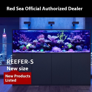 Israël Red Sea Reefer-S Super Large Modern White Glass Fish Tank 220v Tension améliorée pour les coraux d'eau de mer dans le salon