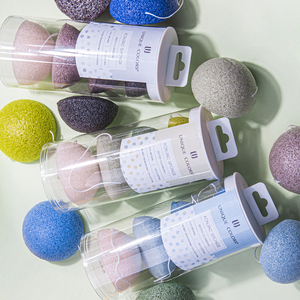 Tự Nhiên <span class=keywords><strong>Konjac</strong></span> Miếng Bọt Biển Nhãn Hiệu Riêng Mềm Bé Cơ Thể Làm Sạch Hữu Cơ Than <span class=keywords><strong>Konjac</strong></span> Miếng Bọt Biển - Product Image 3