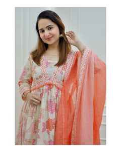 Costume élégant Anarkali Salwar de haute qualité pour les fêtes de mariage aux prix de gros du fabricant et exportateur indien - Product Image 4