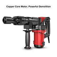 Marteau perforateur rotatif industriel robuste, perceuse électrique réglable 220V portable pour projets de démolition et de rénovation du béton