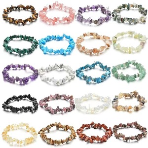 Collection <span class=keywords><strong>de</strong></span> Bracelets Faits Main en Pierres Naturelles Exquises – Bracelets Extensibles en Pierres Précieuses Naturelles avec Perles <span class=keywords><strong>de</strong></span> Pierres Concassées, Quartz <span class=keywords><strong>Rose</strong></span> et Améthyste pour la Guérison - Product Image 2