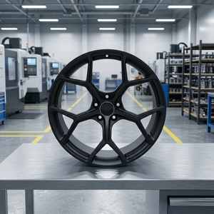 Jantes en alliage d'aluminium forgé WHEELUX de haute qualité, noir mat brillant, 18-22 pouces pour <span class=keywords><strong>Audi</strong></span> RS3 S5 SQ5 RS5 <span class=keywords><strong>Sportback</strong></span> SQ7 SQ8 <span class=keywords><strong>A3</strong></span> A4 - Product Image 2