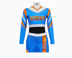 Uniformes de pom-pom girl noir/rouge/bleu/rose pour jeunes Ensemble d'uniformes de pom-pom girl <span class=keywords><strong>Allstar</strong></span> personnalisés - Product Image 3