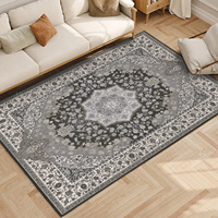 Retro Persian Ethnic Style Bedruckte Teppich Plüsch Sofa Couch tisch Faltbare Nachttisch decke Home Anti-Rutsch-Polyester Boden matte