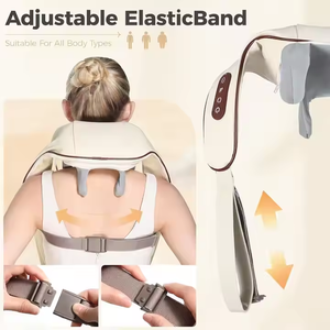 Masaje 4D portátil e inalámbrico Simulación de mano Masajeador de cuello de amasado de tejido profundo con función de compresión en caliente - Product Image 5