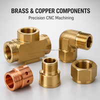 Pièces usinées CNC personnalisées en acier inoxydable et en laiton pour l'usinage de composants de tournage et de fraisage de précision, machines industrielles