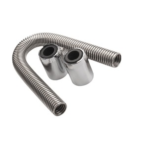 Tuyau de liquide de refroidissement flexible en acier inoxydable, diamètre intérieur 29mm 35mm, 24 36 48 pouces, pour réparation automobile, remplacement - Product Image 1