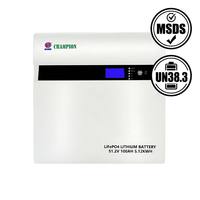 Baterai Champion Powerwall Lifepo4 Powerwall 10kwh 51.2v 100ah Paket Baterai Lithium untuk Energi Terbarukan
