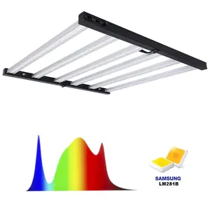 2024 Newest 720w Grow Light LED Full Spectrum Dimmable Samsung Lm281b LED Grow Light For Greenhouse