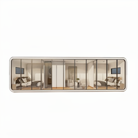 Cabine de bureau Offre Spéciale 20 pieds 40 pieds avec meubles petite maison de luxe cabine pomme extensible maison en conteneur