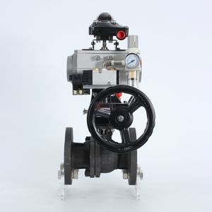 Vendita diretta flangia durevole in acciaio inossidabile ANSI 150LB 304 316 WCB JIS 10K-20K PN16 volantino attuatore pneumatico sfera flangiata <span class=keywords><strong>Val</strong></span> - Product Image 4