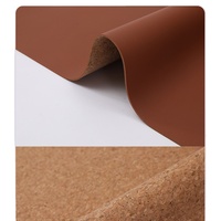 Tapis de bureau en cuir durable et liège de grande taille, des deux côtés, tapis de table pour ordinateur portable à nettoyage facile pour écrire tapis de bureau en cuir PVC