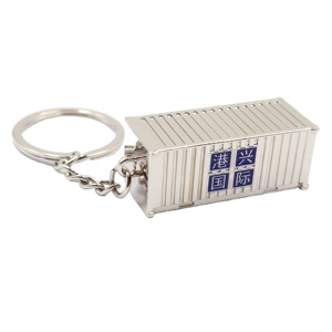 Llavero de Contenedor de Remolque de Camión en Oferta, Llavero de Contenedor de Remolque 3D para Regalo Promocional de Empresa de Transporte - Product Image 3
