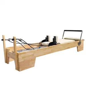 Cama branca de pilates para treinamento, preço de fábrica, atacado, academia, yoga, pilates, pilates