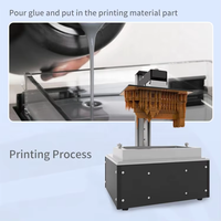 Resina de Alta Temperatura para Impresora Dental 3D, Material Polimérico Duradero de Alta Viscosidad, Líquido para Impresión 3D de Modelos Dentales
