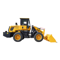LUYU Mini-Lader mit Yanmar Dieselmotor, EPA CE 3-Tonnen China Hoflader, Kleiner Radlader für den Heimgebrauch