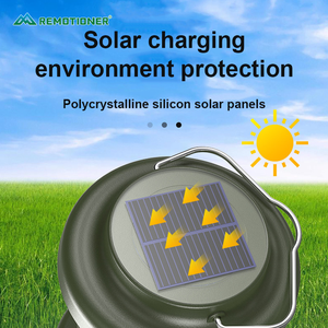 आवश्यक पोर्टेबल लालटेन रिचार्जेबल लालटेन बाहरी सौर आपातकालीन एलईडी लाइट - Product Image 2