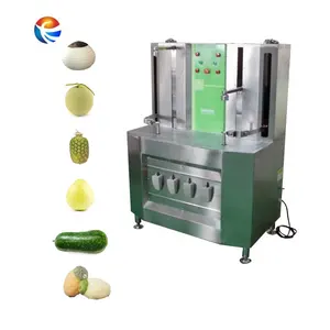 Máquina peladora de piña, equipo de procesamiento de fruta, pelador automático de melón de coco