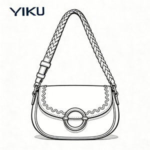 Sac à main tendance pour femme YIKU OEM ODM avec logo personnalisé, livraison rapide, sac à bandoulière polyvalent en PU, <span class=keywords><strong>petit</strong></span> sac à main décontracté en cuir - Product Image 2