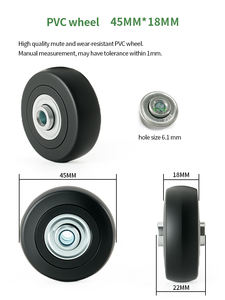 सार्वभौमिक 20-28 इंच सूटकेस पहियों के कैस्टर सामान मूट ट्रॉली केस पुली व्हील रिप्लेसमेंट बैग - Product Image 6