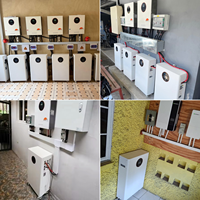 Batterie hybride au lithium LiFePO4 KEVOLT 5kWh 10kWh 16kWh 20kWh 48V avec BMS, station d'énergie solaire, système de stockage d'énergie domestique