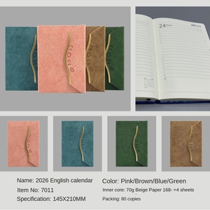 Agenda personnalisé <span class=keywords><strong>en</strong></span> gros 2026, planificateur relié, carnet de notes de <span class=keywords><strong>calendrier</strong></span> <span class=keywords><strong>professionnel</strong></span>, tailles A3 A4 A5 pour la promotion de cadeaux d'entreprise, la planification - Product Image 2