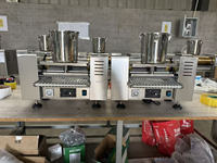 Machine commerciale automatique à pâtisserie avec moteur pour crêpes fines, mini-gâteaux, peaux de gâteaux, gâteaux matcha, mangue, durian, et cruches de gâteaux mille-feuilles
