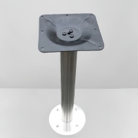 Pieds de table modernes en acier inoxydable pour cuisines, salons, écoles et salles à manger – Supports fixes robustes en bois massif