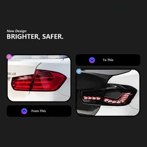 StarNav ชุดไฟท้ายแบบ Plug and Play สำหรับรถยนต์ BMW ซีรีส์ 3 รุ่น F30 F35 ปี 2013-2019 พร้อมชุด LED อัพเกรดไฟท้ายแบบสองระดับ  อุปกรณ์เสริมไฟท้าย - Product Image 4