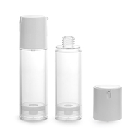 Flacon pulvérisateur sans air rechargeable vide 30ml 50ml 100ml en plastique pour lotion, shampoing et poudre libre