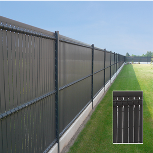 Clôture de jardin extérieure bricolage modèle 3D panneau de poteau anti UV étanche poteau de clôture extérieur - Product Image 3