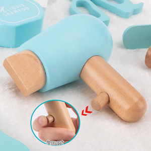 New Design Wooden Pretend Cut Hair Play Set Children Role Play As Barber Cosmetic Dresser <strong>Toy</strong> <strong>for</strong> 3 <strong>4</strong> 5 <strong>Year</strong> <strong>Old</strong> <strong>Girls</strong> and Boys - Product Image 6