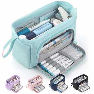 Large Capacity Pencil case Learning Supplies <b>School</b> Students Pencil Box Large Capacity High Quality Appearance Pencil <b>Bag</b> - Product Image 1