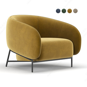 Poltrona Singola in Stile Italiano Minimalista, <span class=keywords><strong>Design</strong></span> Nordico Moderno, Lusso Leggero per Piccoli Appartamenti, Sedia da <span class=keywords><strong>Soggiorno</strong></span> e Reception - Product Image 5