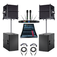 Enceintes de scène actives professionnelles de 10 pouces et 15 pouces, nouvelle conception de ligne acoustique pour mariage et spectacle, équipement audio passif