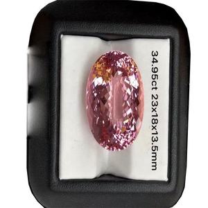 <span class=keywords><strong>Pietra</strong></span> tagliata ovale sfaccettata <span class=keywords><strong>Morganite</strong></span> pesca per gioielli che fanno qualità 3A dalla varietà di <span class=keywords><strong>pietra</strong></span> - Product Image 4