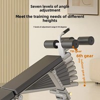 Banc de musculation professionnel réglable, durable, en métal, portable, multifonctionnel, pour la maison, entraînement abdominal, musculation