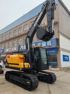 Excavadora de cadenas amarilla HX130 en oferta, excavadora hidráulica con 1 año de garantía, motor y caja de cambios de alta eficiencia - Product Image 4