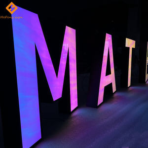 Il nome del negozio in acciaio inossidabile con <span class=keywords><strong>alfabeto</strong></span> di colore magico ha illuminato le lettere - Product Image 3