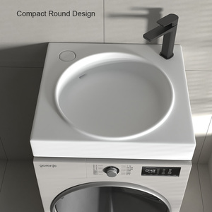 Bac à laver en céramique de grande capacité, multi-tailles, gain de place, pour projets commerciaux - Product Image 3