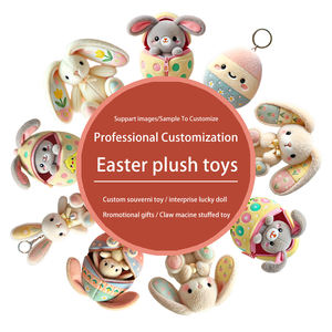 Peluche Personalizzati per Pasqua, Creativi Coniglietti e Pulcini Pasquali, Uova di Peluche, Bambole Pasquali Personalizzate - Product Image 3